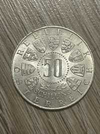 Moneda Argint 50 Schiling