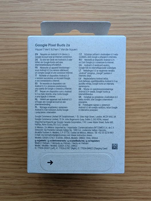 НОВИ! Google Pixel Buds 2a Hazel