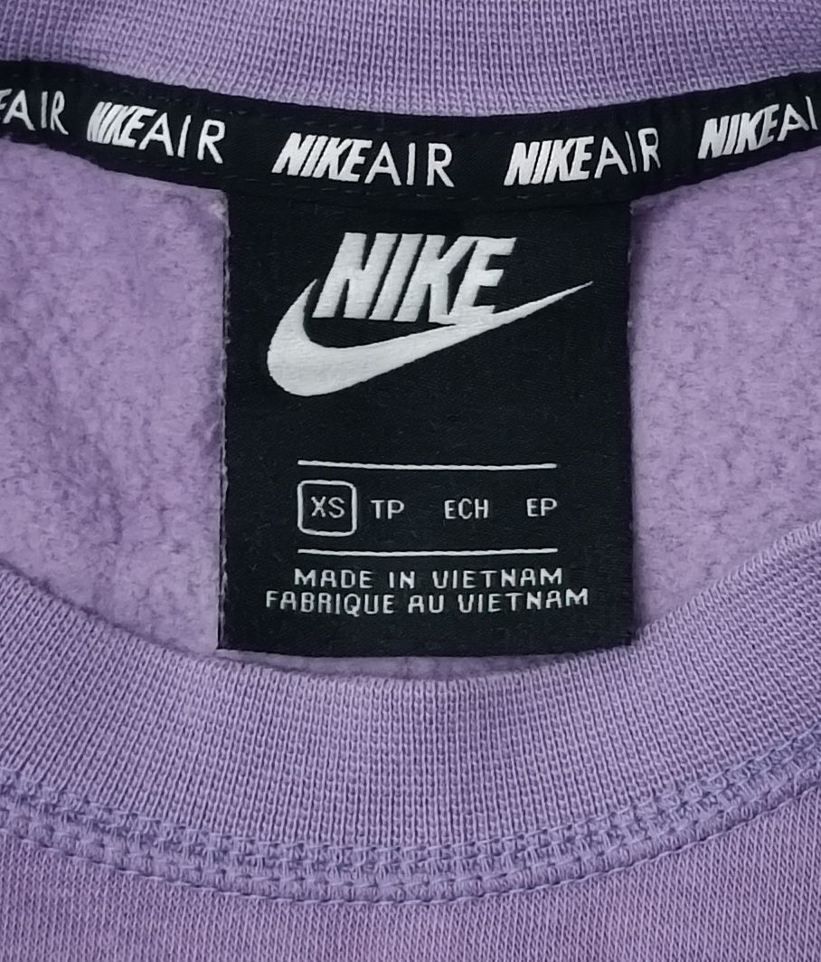 Nike AIR Cropped Sweatshirt оригинално горнище XS Найк памук спорт
