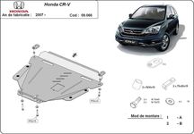 Метална кора под двигател HONDA CR-V 2001-2016