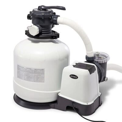 Пясъчна помпа Intex SX3200, 12000 L/h, за басейни над 36 м³, PVC, бяла
