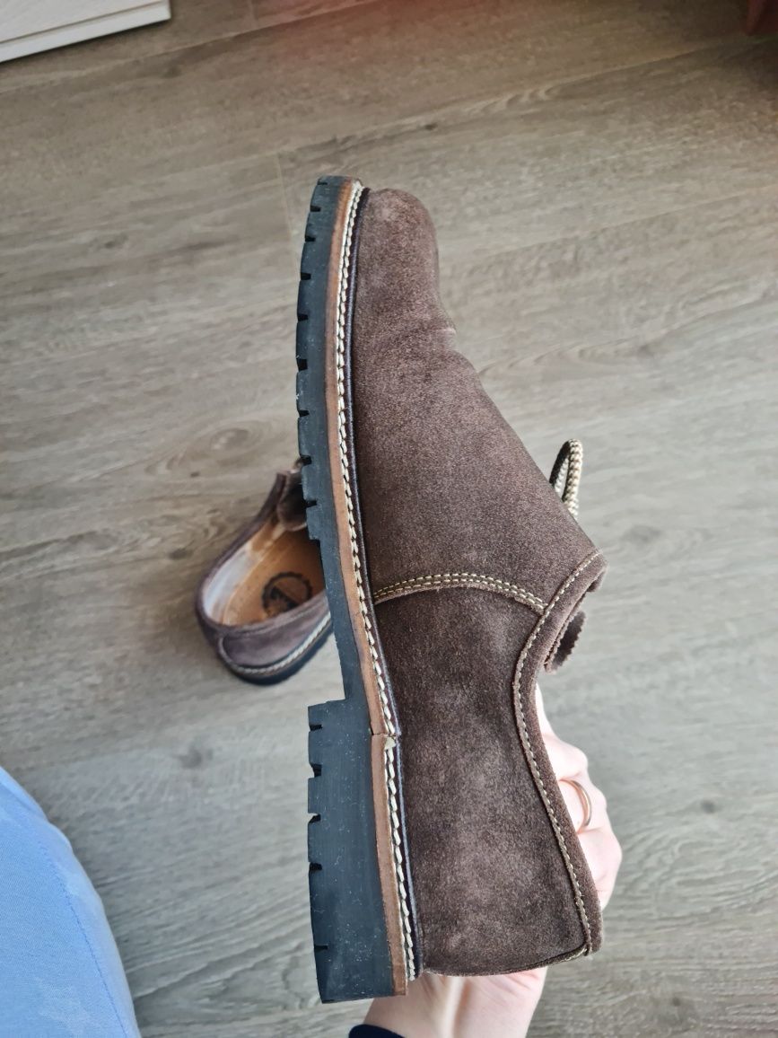 Pantofi de piele maro barbati 43