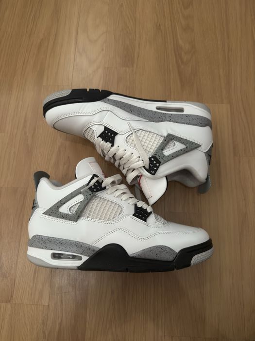 Jordan 4 White Cement