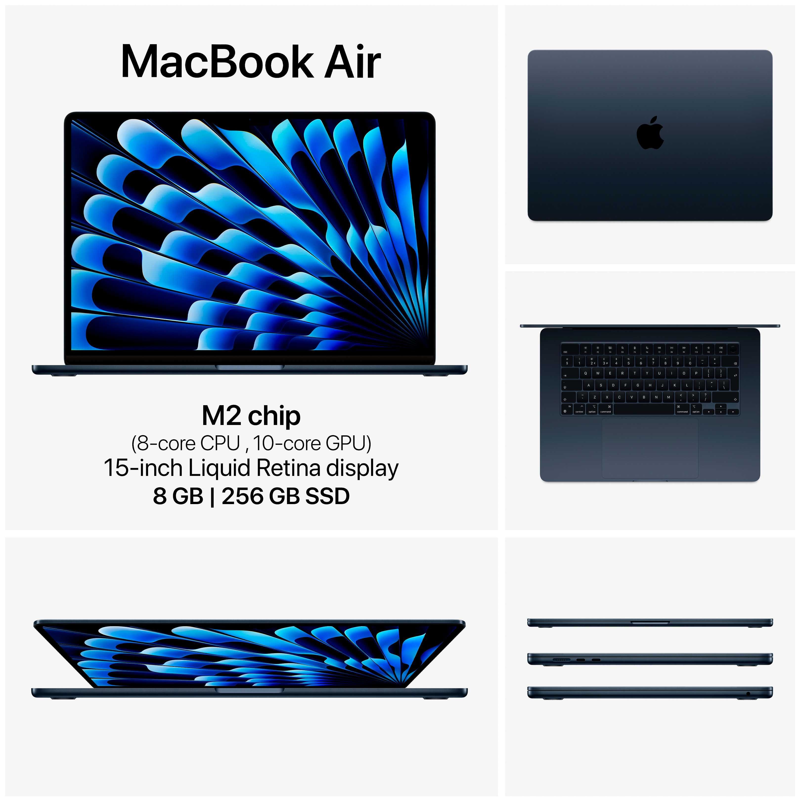 MacBook Air M2 15-inch 8/256GB 15.3-inch Liquid Retina display