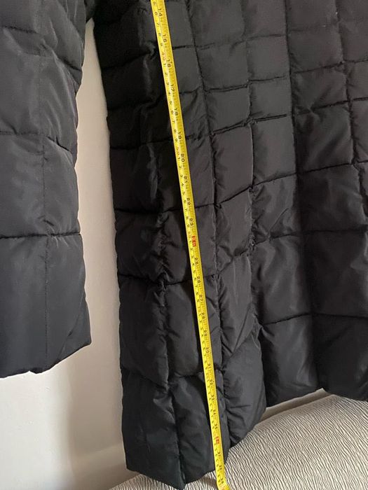 Черна дамска зимна  пухинка