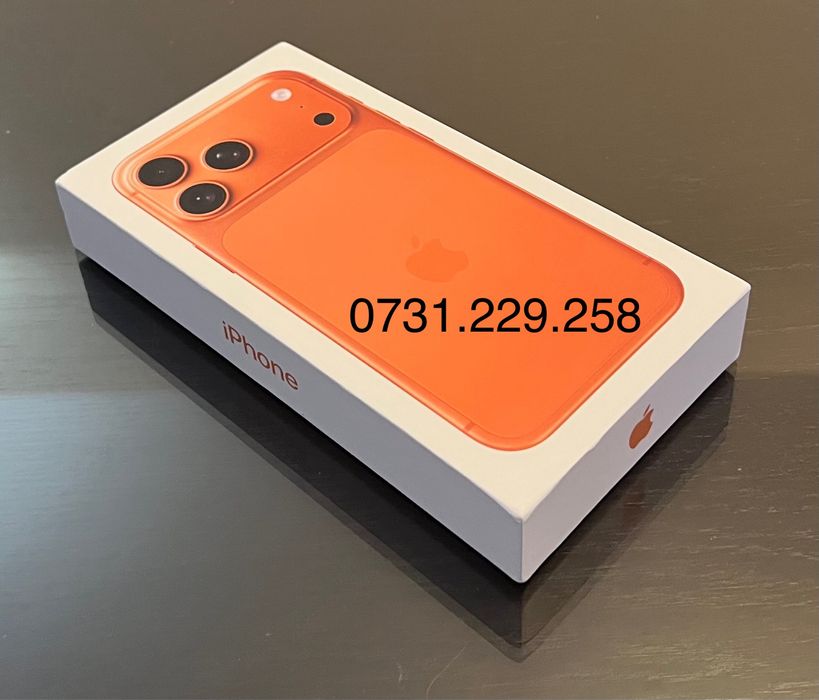 iPhone 17 PRO MAX 512GB 5G SIGILAT ! SiM ! Cosmic Orange Portocaliu