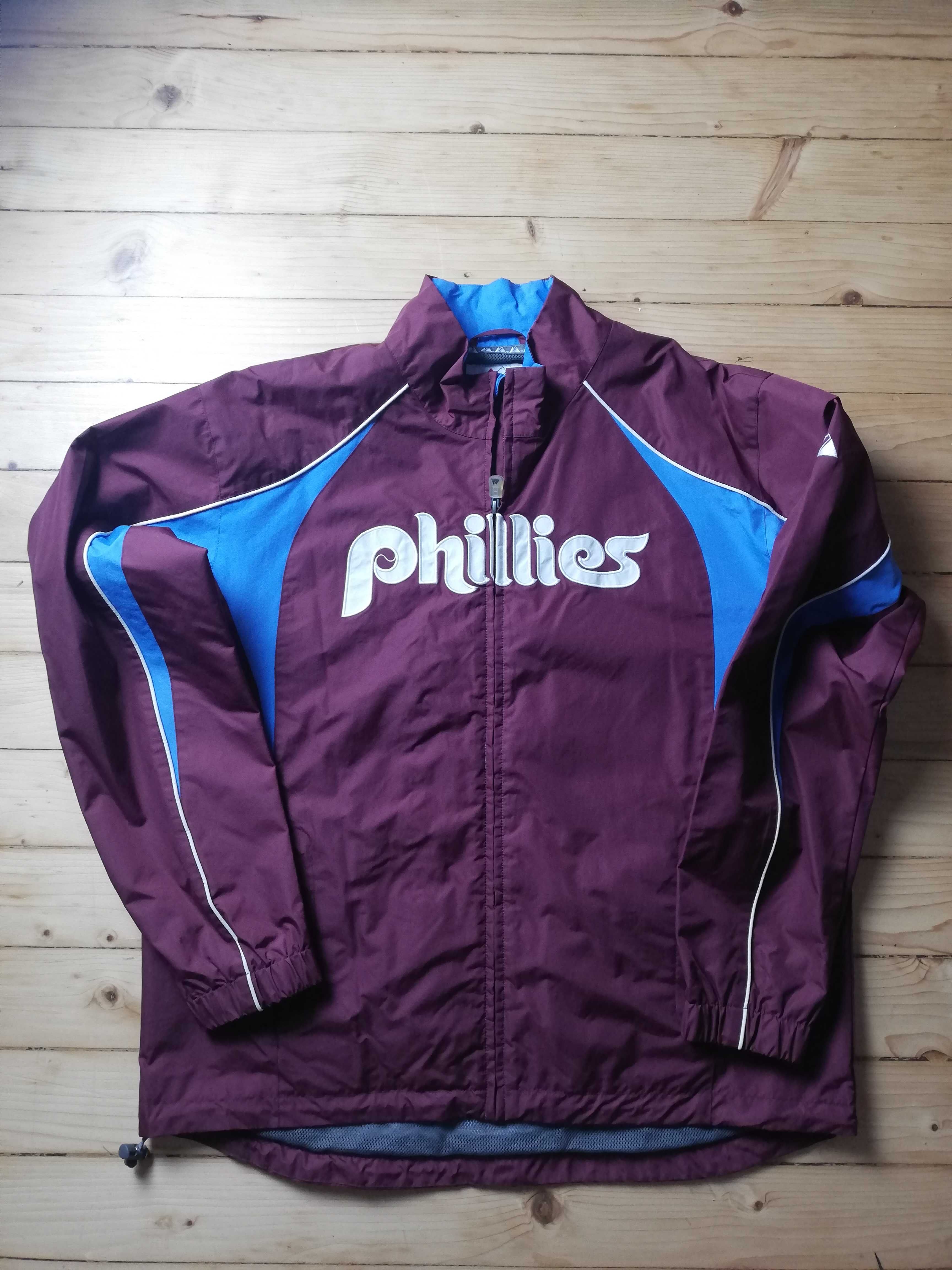 Majestic Sports Apparel - Rare Vintage - Phillies Windbreaker