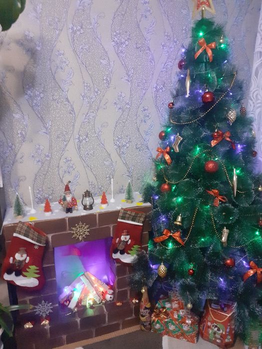 Камин, украшение на новый год