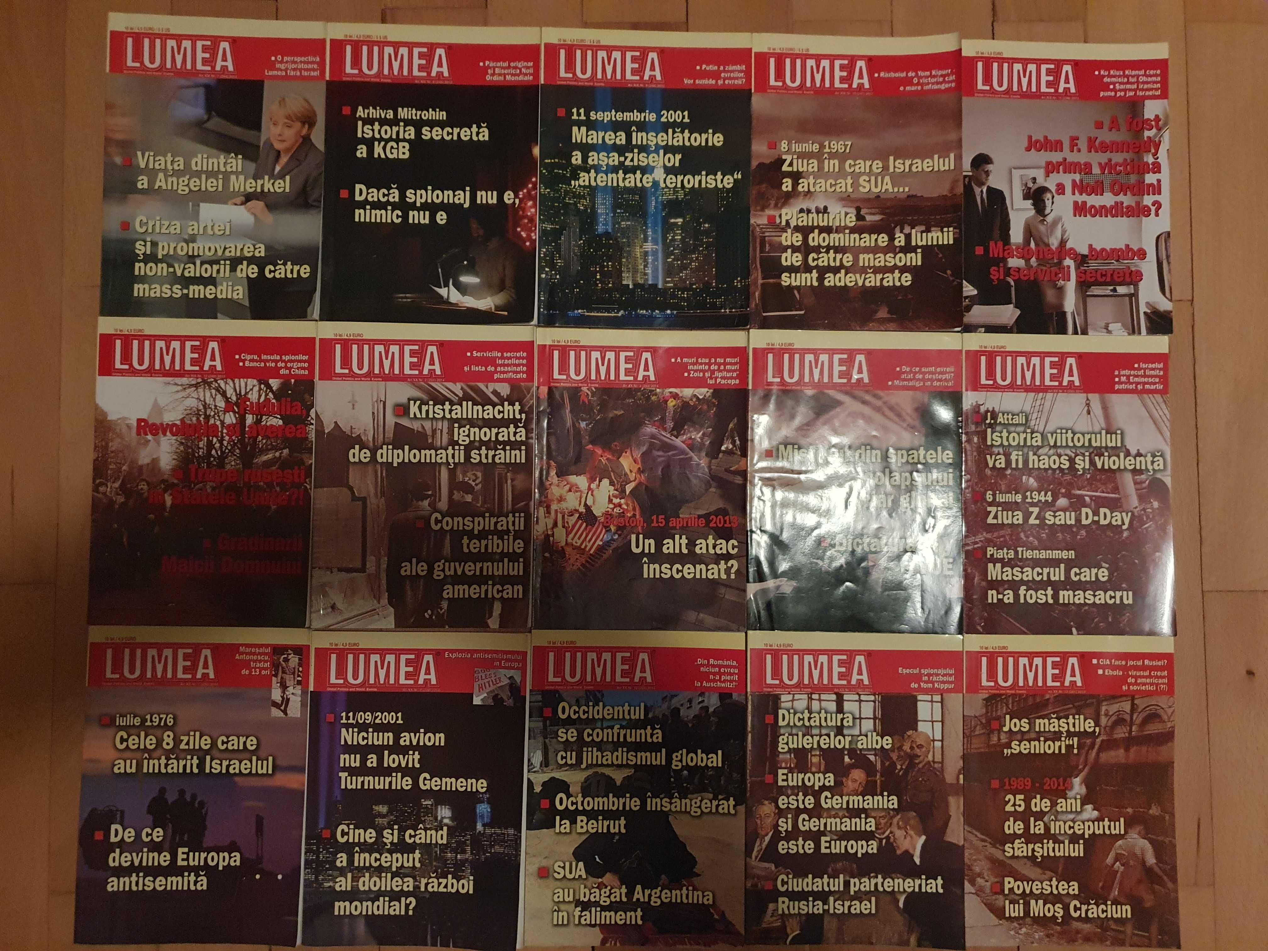 Colecție revista Lumea (73 numere)