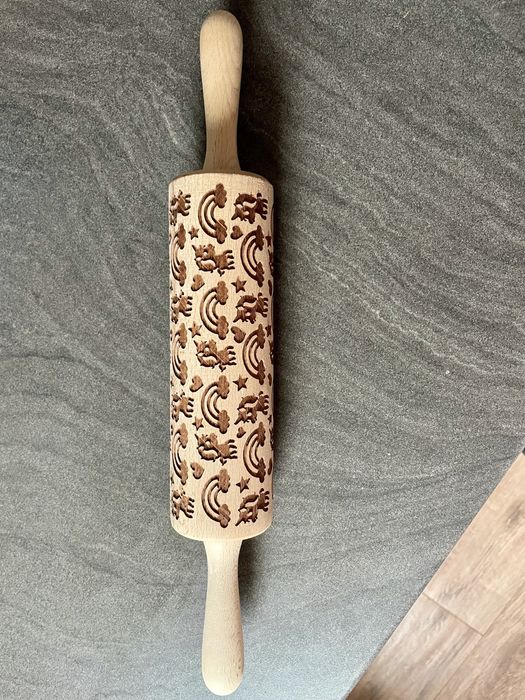 Fǎcǎleț din lemn cu model unicorn