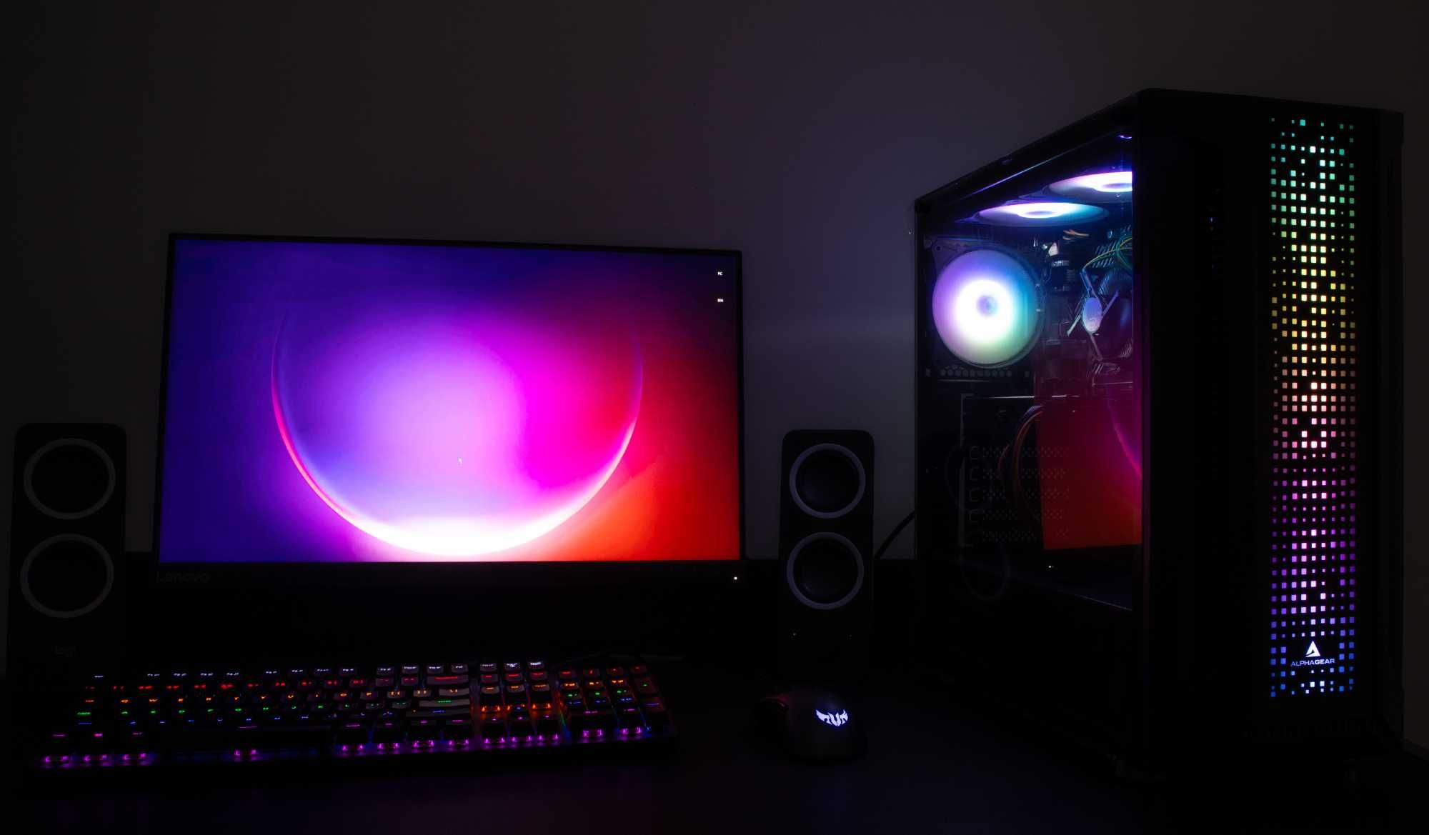 Setup Sistem PC Gaming + Monitor & Periferice