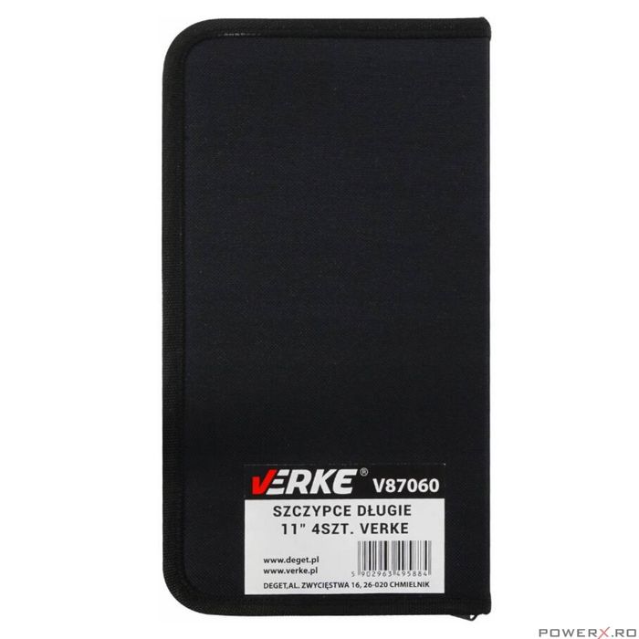 Set 4 clesti, varf lung, indoit, drept, Verke