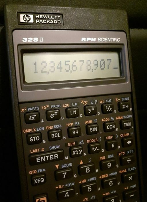 Hewlett packard 32SII Rpn Scientific Vintage 1987