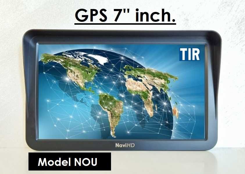 GPS Navigatii- 7"HD, Truck,TIR,Camion,Auto. Modele NOI. Garantie 2 ani