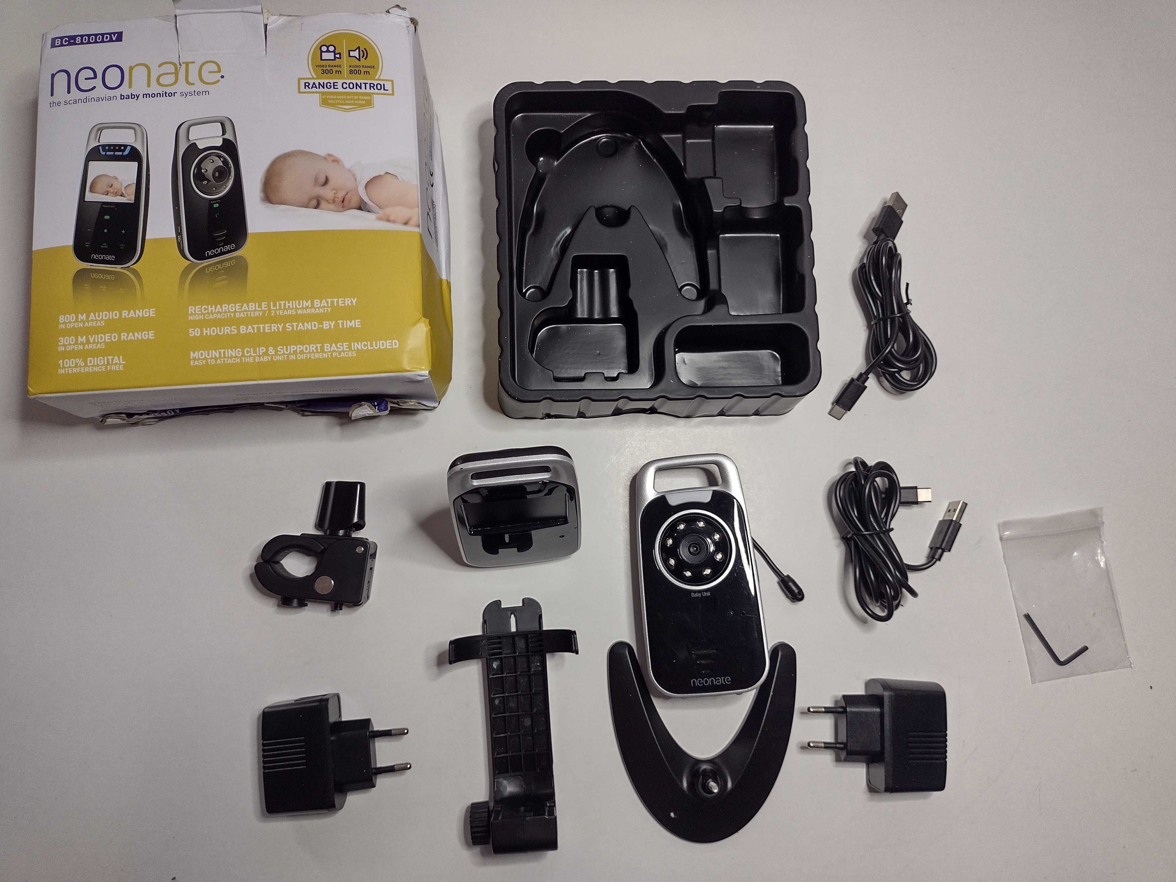 Sistem video monitorizare copii BABY MONITOR NEONATE BC 8000DV