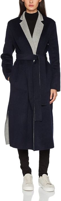 palton Tommy Hilfiger dama,trench taglia M,doua fete ,lana