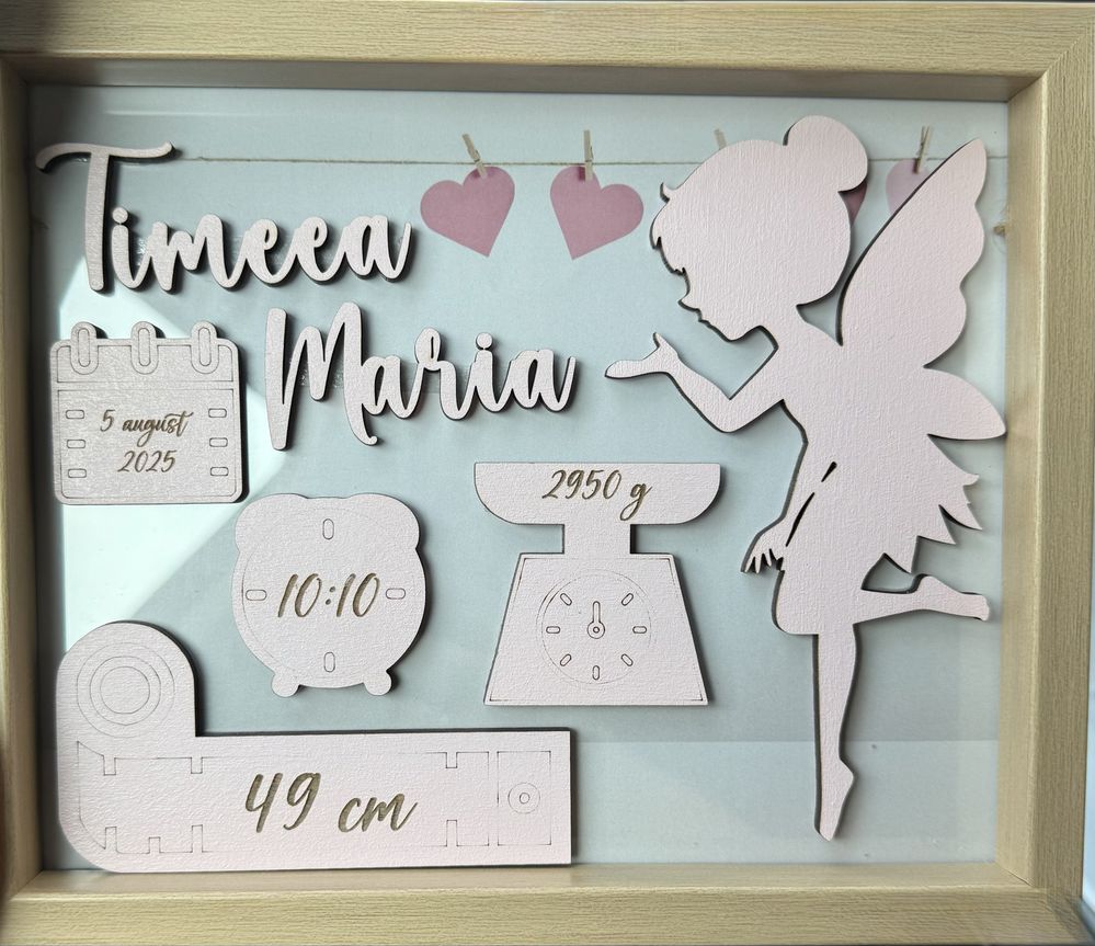 Tablou personalizat nou-nascut