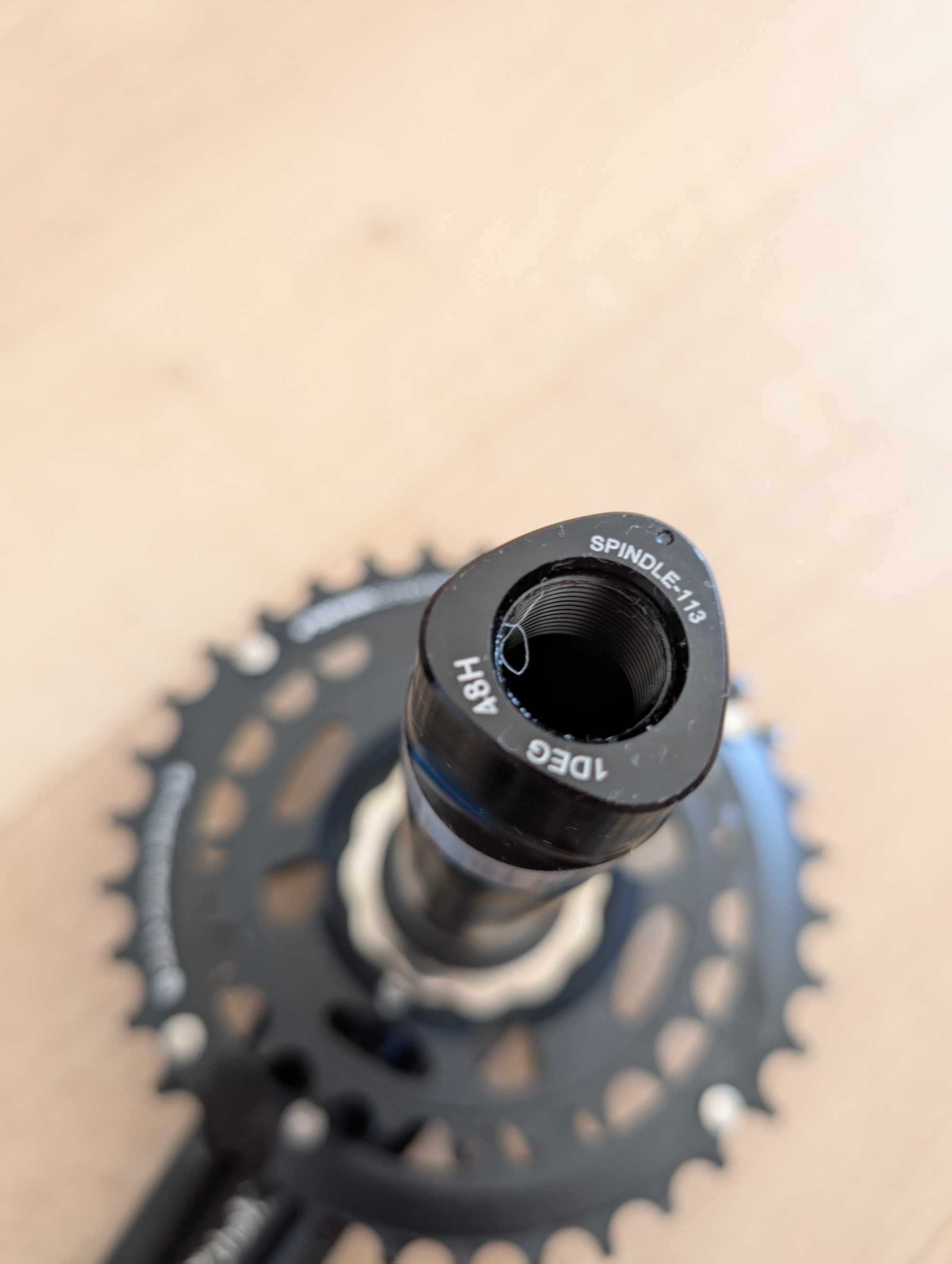 Angrenaj pedalier bicicleta E*Thirteen TRS+ si Shimano SLX FC-M7100-2