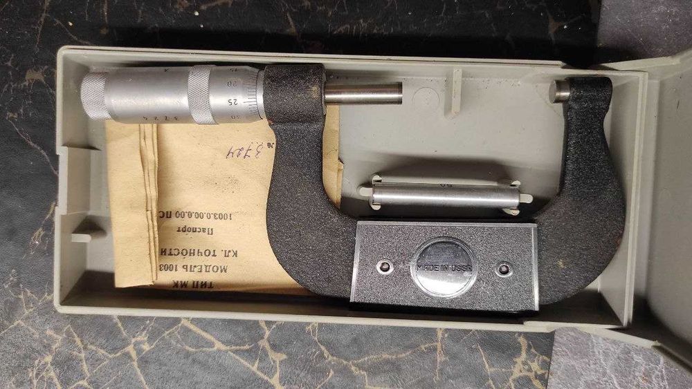 Микрометр СССР МК 50-75мм в идеальном состоянии