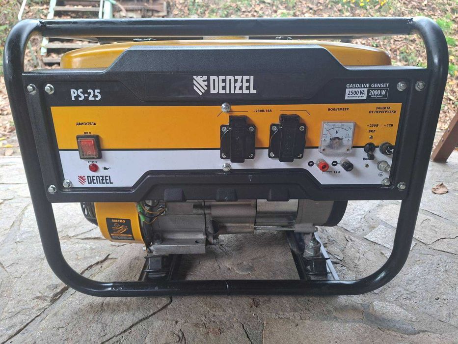 Монофазен генератор Denzel PS 25, 2.5 kW, AVR