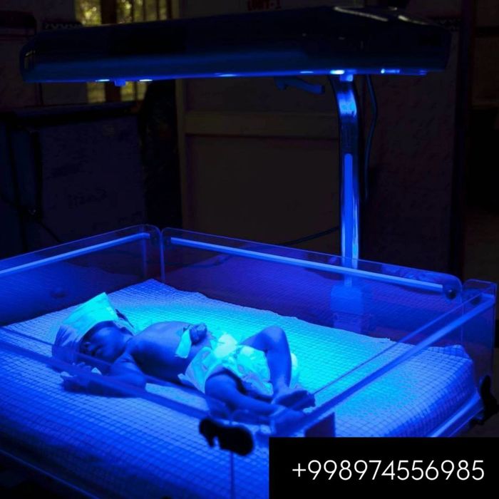 Fotolampa ijaraga—chaqaloq sariqligi uchun. Bilirubin o‘lchaymiz
