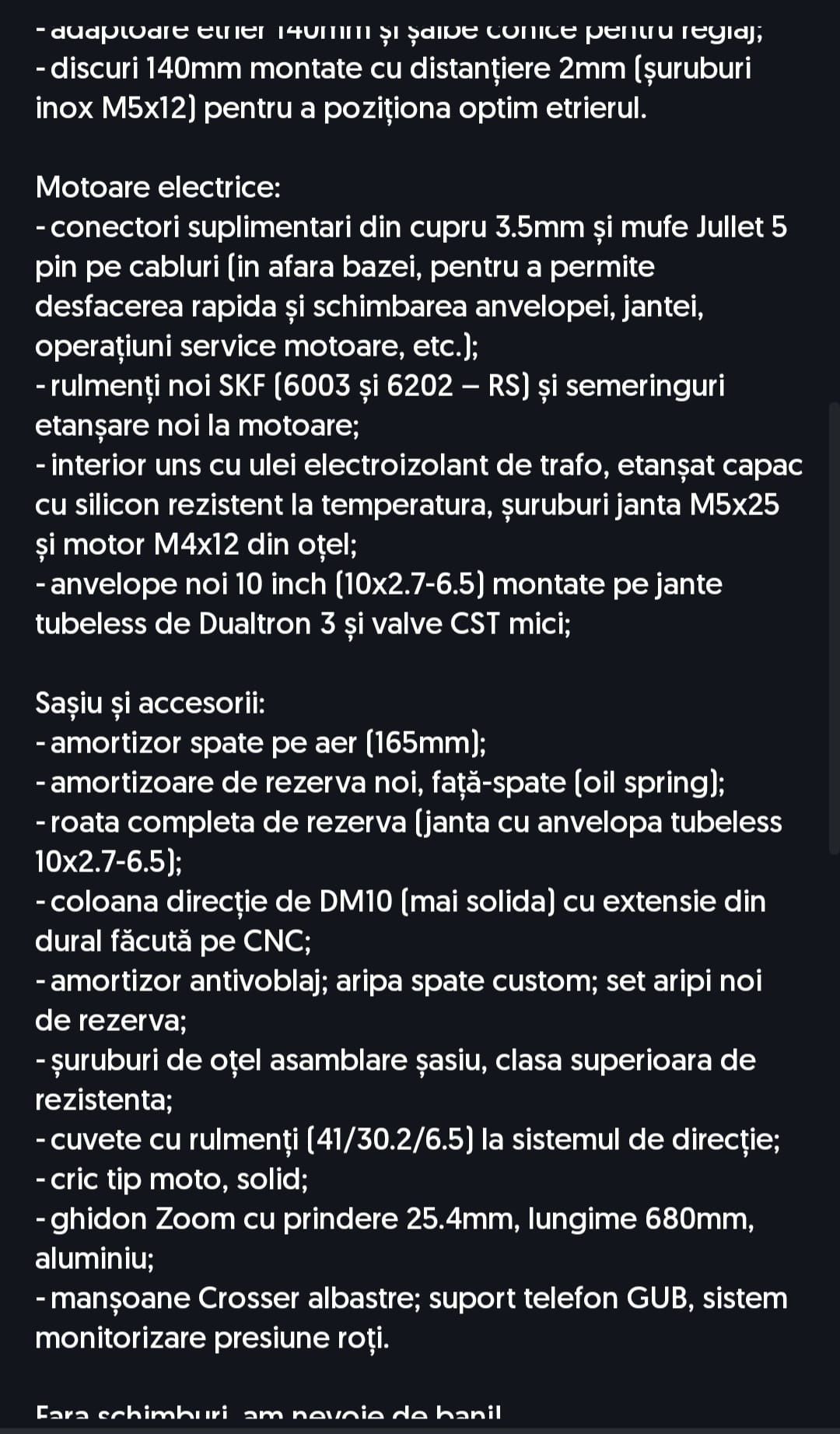 Trotineta electrica Q QuickVolt 10 X  UPGRADE !