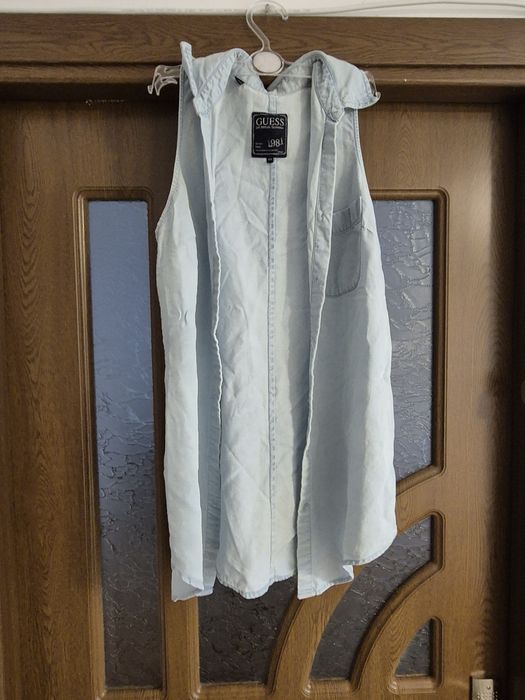 Cămașă jeans fară menci marca Guess, XS