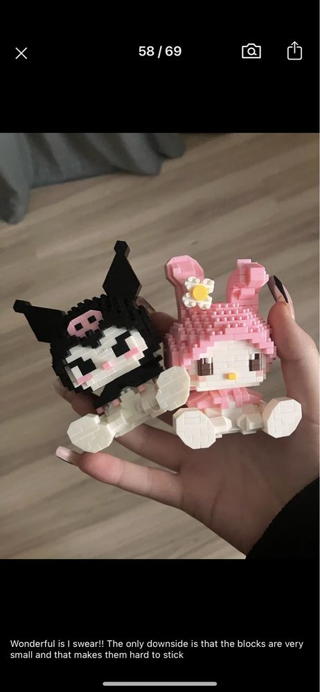 Figurine Hello Kitty tip lego