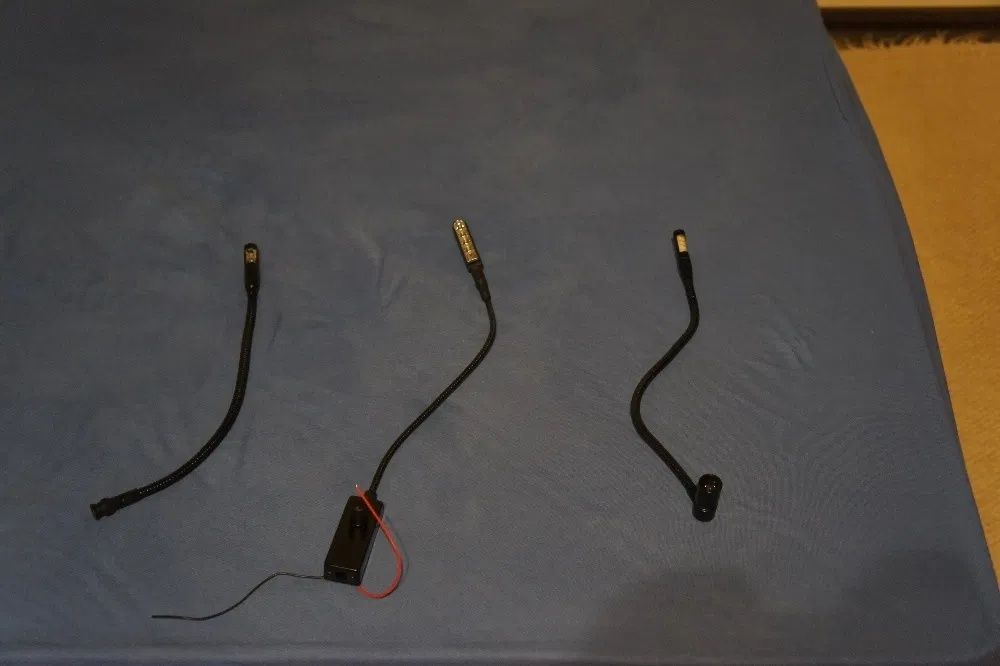 Lampi cu gat de lebada pentru mixere, stative, etc.