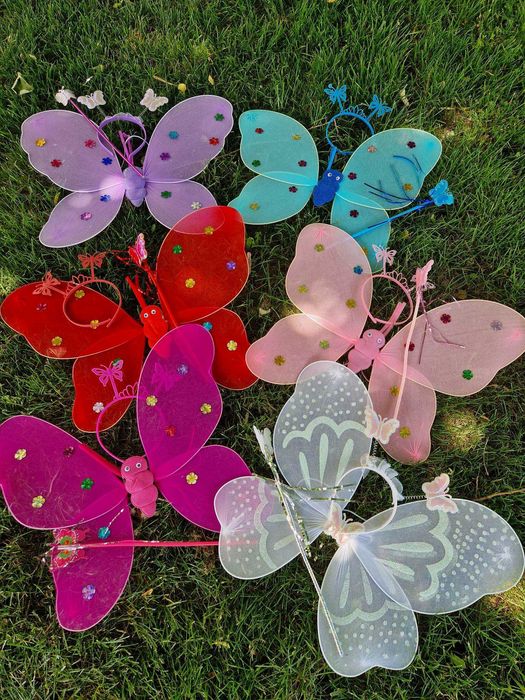 ARIPI fulgi pene COPII imparateasa regina printesa inger fluture zana