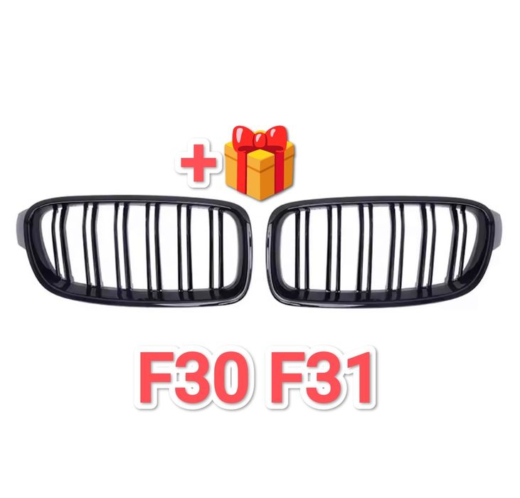 Нови С високо качество Двойни черни бъбреци за BMW M3 F30 F31 БМВ Ф30