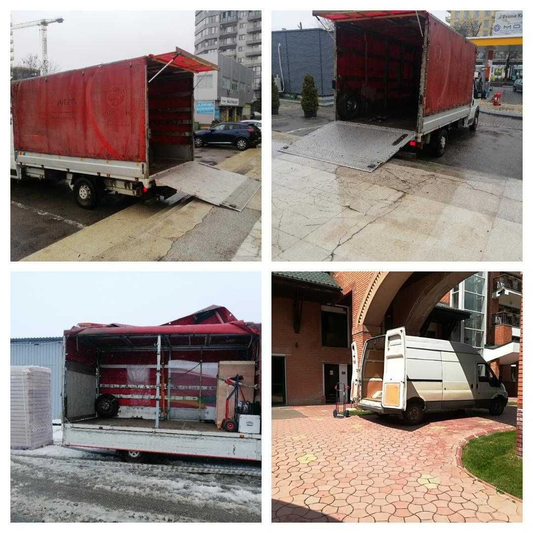 Mutari transport inchiriere cu sofer  150- 300 lei/cursa