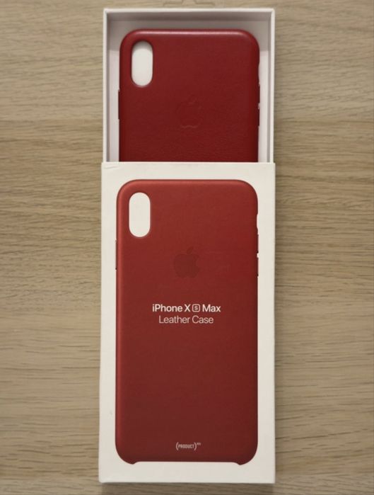 Husă originală Apple product RED iPhone XS Max.
