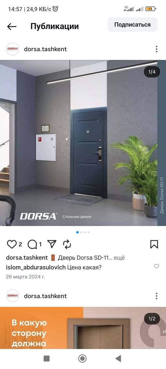 Входной Стальной дверь