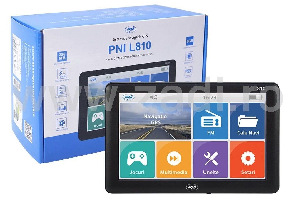 Gps PNI L807/L810 :800mhz, 256 ram, 8gb, 4 programe-camion