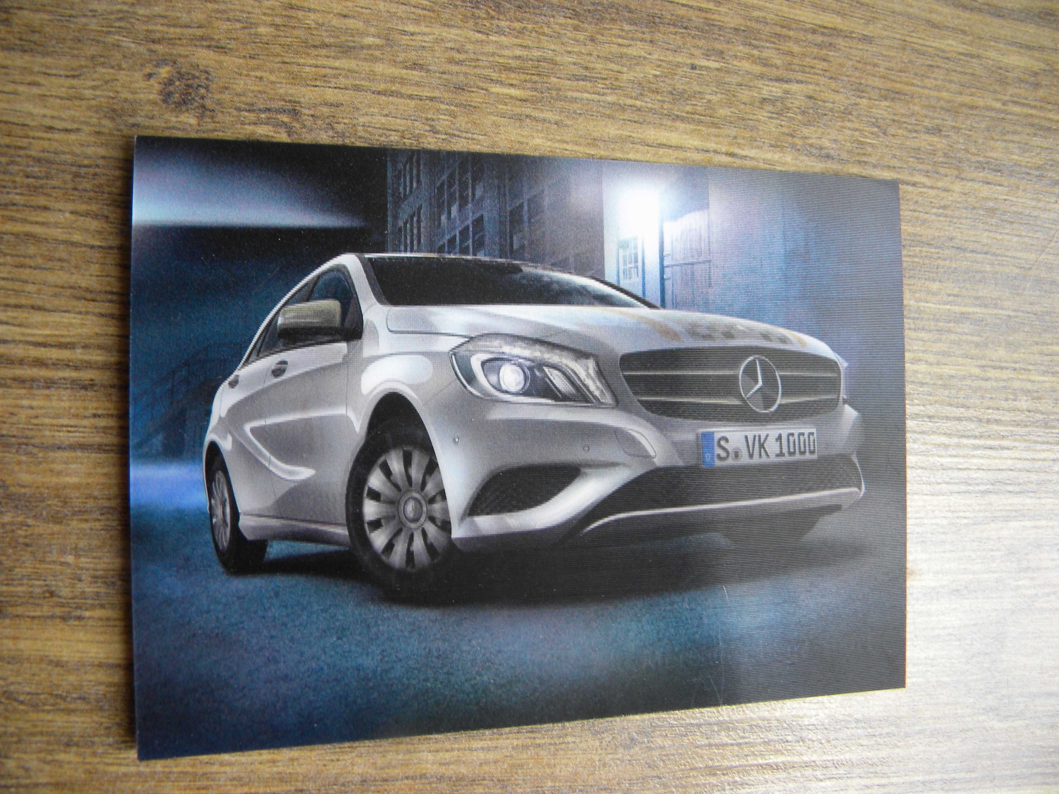 Нови Колекционерски 3D Стерео Картички Mercedes A classe AMG A45-2016
