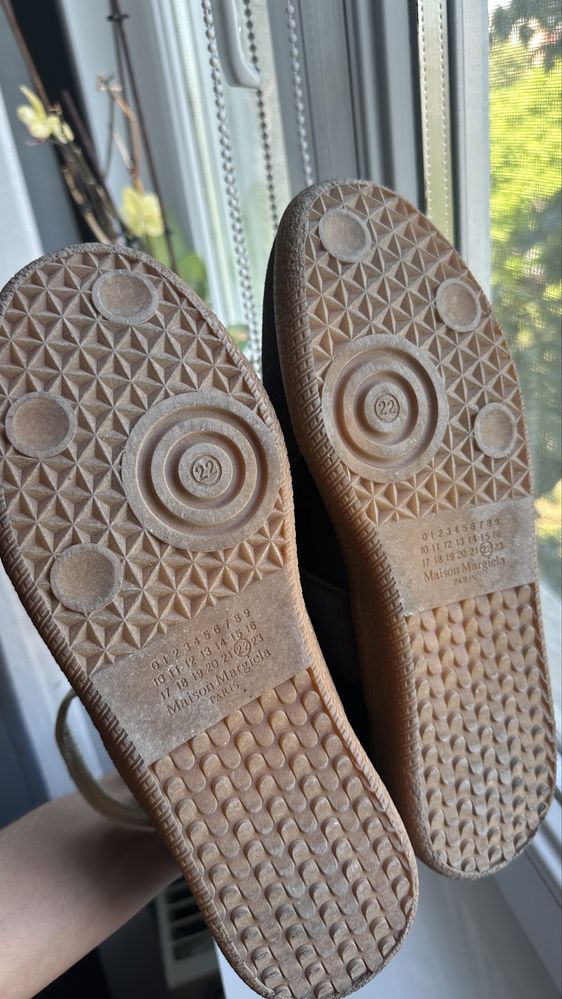 Adidasi sneakers Maison Martin Margiela GATs brown marimea 40.5