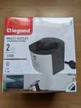 Statie de incarcare cu prelungitor, Legrand, 2m, USB A+C, Alb/Gri