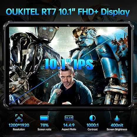 Oukitel RT7 Titan 16GB RAM 256GB ROM 10.1" Таблет с IP68, 32000 mAh