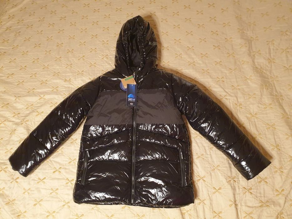 Geaca de iarna Cocodrillo neagra-noua, marimea 152