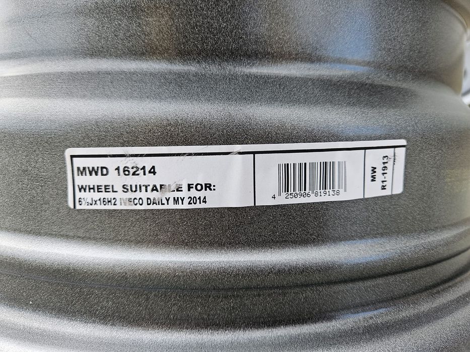 Janta 6.5J x 16, 6/125, ET68, pentru IVECO Daily