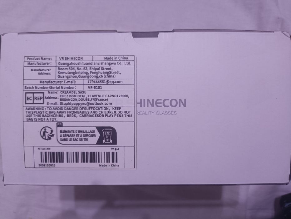 Очки виртуальной реальности sc-g10