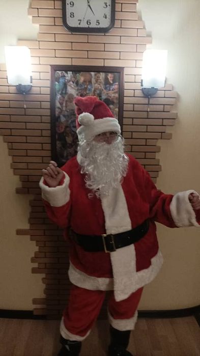 Аренда костюма Санта Клауса, добротный дорогой!