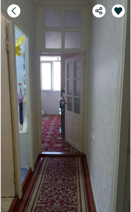 Shayxontoxur ibin sino 1 da 3/4/4/71 kv razdelniy srochniy 2*6 balkon