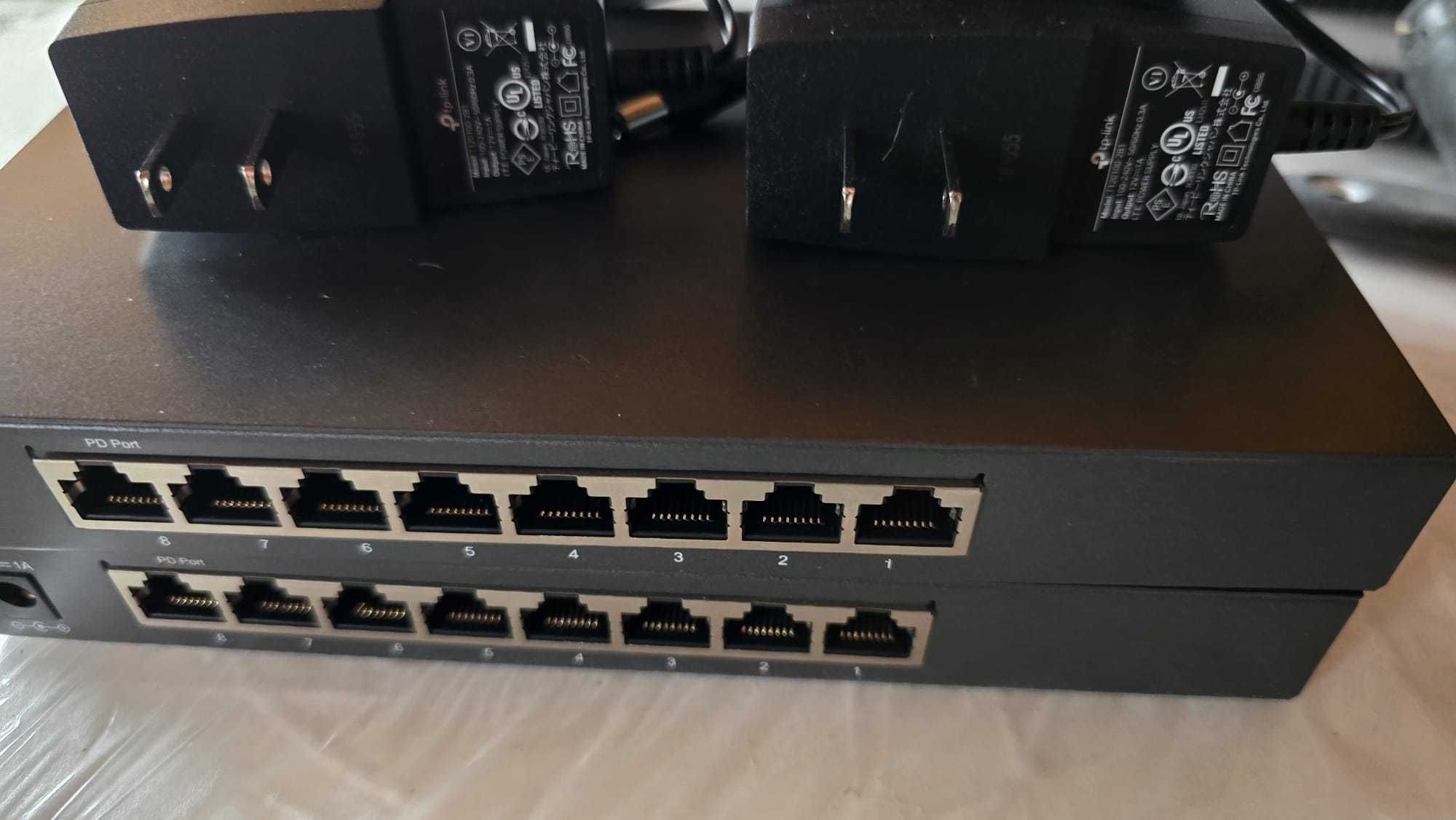 2 bucati x TP LINK T1500G-8T JetStream Gigabit Smart Switch