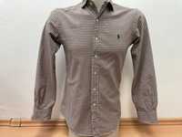 RALPH LAUREN размер XS - S мъжка риза каре бежово дълъг ръкав