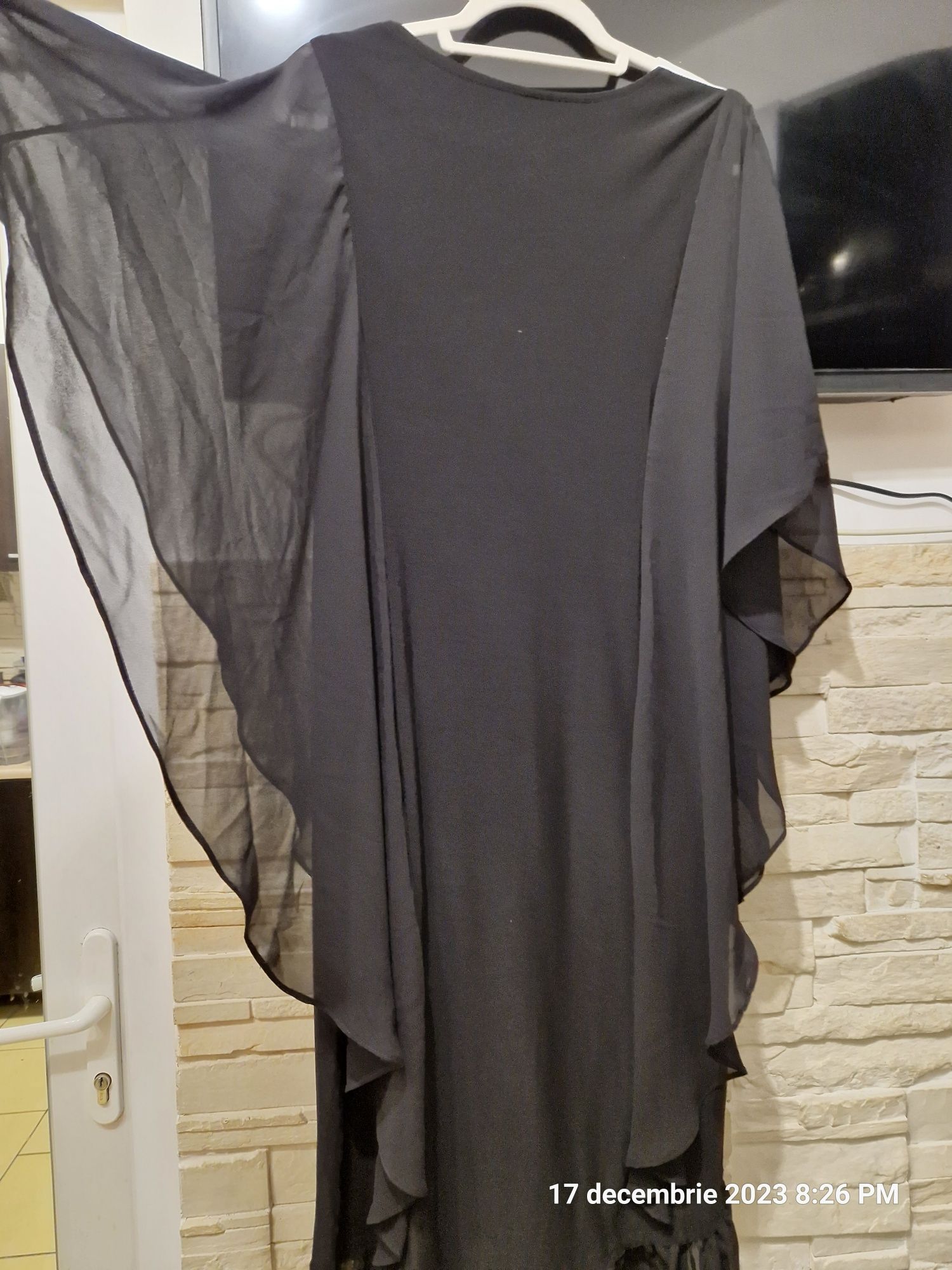 Compleu verde opalin XL,Rochie eleganta nr.48