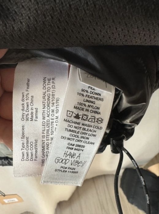 Puffer Stussy Jacket