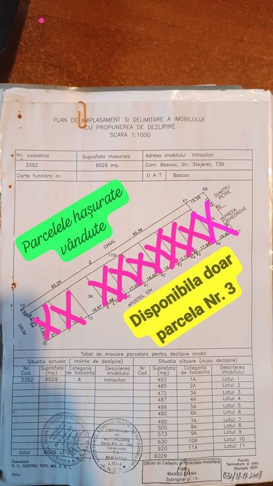ULTIMA PARCELA SITUATĂ ÎNTRE CASE, 472mp, cu utilități,Bascov,Stejaret