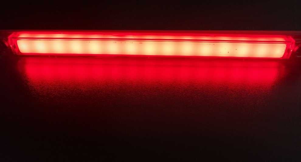 LED ЛЕД Диоден Габарит Маркер с Неон Ефект Червен 12V-24V 24 см